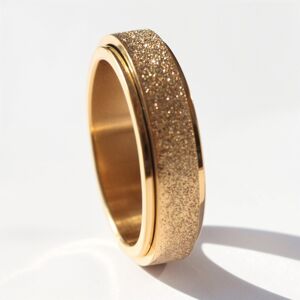 CalmRings Matowy Pierścionek Złoty Obrotowy Ring Stal Chirurgiczna Antystresowy CalmRings Matowy Pierścionek Złoty Obrotowy Ring Stal Chirurgiczna Antystresowy