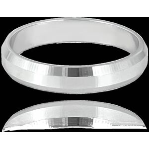 MINET+ Srebrna obrączka 4.5 mm - rozmiar 17 MINET+ Srebrna obrączka 4.5 mm - rozmiar 17
