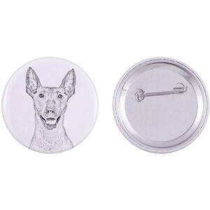 Nagi pies meksykański, Bezwłosy pies Azteków, Xoloitzquintle - przypinka z twoim psem, dodaj własne foto, marka Art-Dog Nagi pies meksykański, Bezwłosy pies Azteków, Xoloitzquintle - przypinka z twoim psem, dodaj własne foto, marka Art-Dog