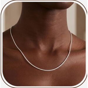 Inny producent NASZYJNIK 45 CM SREBRO SZTERLINGOWE ŁAŃCUSZEK CHOKER DELIKATNY KOBIETA Inny producent NASZYJNIK 45 CM SREBRO SZTERLINGOWE ŁAŃCUSZEK CHOKER DELIKATNY KOBIETA
