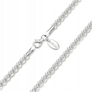 NASZYJNIK 50CM SREBRNY ŁAŃCUSZEK CHOKER DELIKATNY KOBIETA DAMSKI ELEGANCJA NASZYJNIK 50CM SREBRNY ŁAŃCUSZEK CHOKER DELIKATNY KOBIETA DAMSKI ELEGANCJA