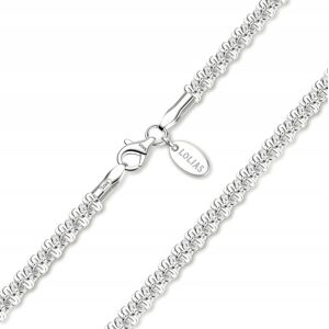 NASZYJNIK 55 CM SREBRNY ŁAŃCUSZEK CHOKER POLEROWANY DELIKATNY KOBIETA NASZYJNIK 55 CM SREBRNY ŁAŃCUSZEK CHOKER POLEROWANY DELIKATNY KOBIETA