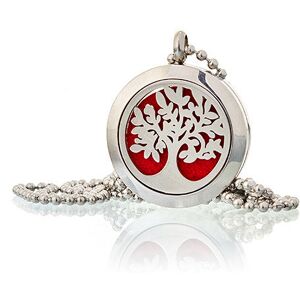 Srebrny Naszyjnik z Dyfuzorem Aromaterapii - 25mm Srebrny Naszyjnik z Dyfuzorem Aromaterapii - 25mm