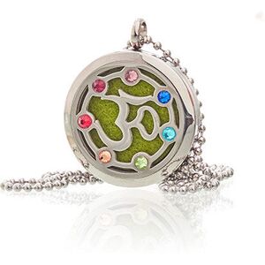 ANCIENT WISDOM Naszyjnik Aromaterapeutyczny - OM Czakra - 30mm ANCIENT WISDOM Naszyjnik Aromaterapeutyczny - OM Czakra - 30mm