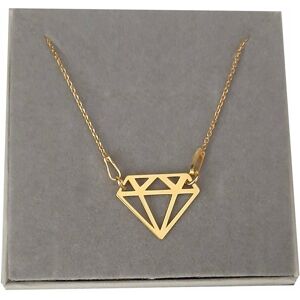 Inny producent Naszyjnik celebrytka DIAMENT srebro 24K 45 cm Inny producent Naszyjnik celebrytka DIAMENT srebro 24K 45 cm