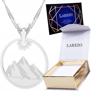 LAREZO Naszyjnik Srebrny Łańcuszek Góry Natura Tatry z Górami Tatrami SREBRO 925 LAREZO Naszyjnik Srebrny Łańcuszek Góry Natura Tatry z Górami Tatrami SREBRO 925
