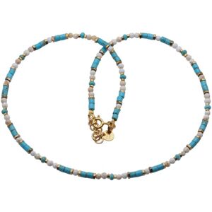 Skorulski Jewellery Naszyjnik - Turkus, Howlit, Hematyt i srebro złocone Skorulski Jewellery Naszyjnik - Turkus, Howlit, Hematyt i srebro złocone