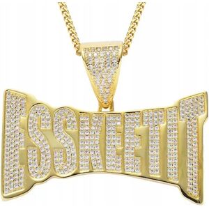 Inny producent Naszyjnik wisiorek chain Esskeetit Lil Pump złoty streetwear drip Y2K Inny producent Naszyjnik wisiorek chain Esskeetit Lil Pump złoty streetwear drip Y2K