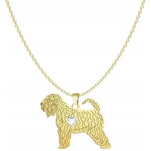 Radziszewska Naszyjnik Złoty Irish Soft-coated Wheaten Terrier 925 Prezent GRAWER Radziszewska Naszyjnik Złoty Irish Soft-coated Wheaten Terrier 925 Prezent GRAWER