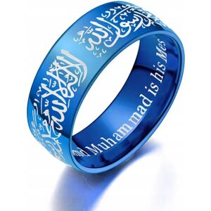 Inny producent Obrączka Niebieska Arabska Shahada Allah Sygnet Pierścień Inny producent Obrączka Niebieska Arabska Shahada Allah Sygnet Pierścień