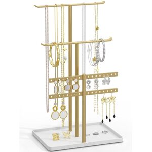 Inny producent Pickpiff Organizer Biżuterii 32cm 4 Poziomy Złoty Biały Inny producent Pickpiff Organizer Biżuterii 32cm 4 Poziomy Złoty Biały