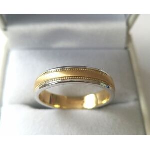 Inny producent Pierścionek obrączka THEIA RING 4 mm Unisex Bicolor GOLD 585 14 ct size 55 Inny producent Pierścionek obrączka THEIA RING 4 mm Unisex Bicolor GOLD 585 14 ct size 55