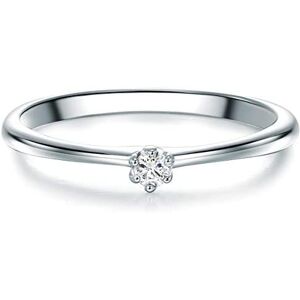 Inny producent Pierścionek obrączka Tresor 1934 Female 925/- Sterling Silver Brilliant cut Zirconia Solitaire Ring Size 56 Inny producent Pierścionek obrączka Tresor 1934 Female 925/- Sterling Silver Brilliant cut Zirconia Solitaire Ring Size 56