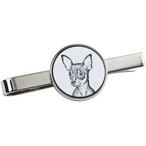Rosyjski toy, Moskiewski terier miniaturowy - spinka do krawata z psem, personalizowany klips do krawata, wyjątkowy prezent dla mężczyzny marki Art-.. Rosyjski toy, Moskiewski terier miniaturowy - spinka do krawata z psem, personalizowany klips do krawata, wyjątkowy prezent dla mężczyzny marki Art-..