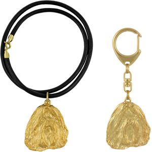 Shih Tzu, Shi tsu, Shi-Tzu, Szi-cu, Szitzu - brelok i naszyjnik z psem w pudełku, produkt pozłacany wysokiej jakości, marka Art-Dog Shih Tzu, Shi tsu, Shi-Tzu, Szi-cu, Szitzu - brelok i naszyjnik z psem w pudełku, produkt pozłacany wysokiej jakości, marka Art-Dog