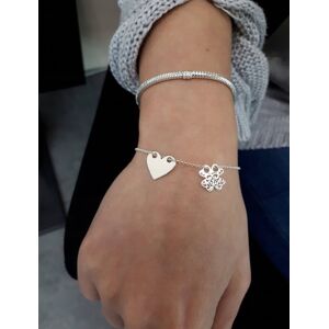 Inny producent Srebrna bransoletka 2 zawieszki GRAWER dow dł 925 Inny producent Srebrna bransoletka 2 zawieszki GRAWER dow dł 925
