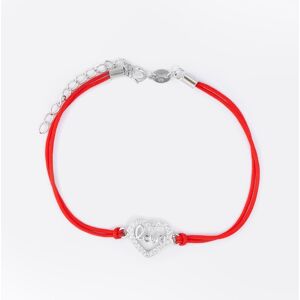 Monilu Srebrna bransoletka 925 Love Czerwony Sznurek Monilu Srebrna bransoletka 925 Love Czerwony Sznurek