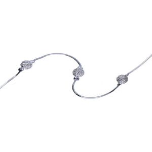 Lovrin Srebrna bransoletka 925 na lince z kuleczkami 2,20g Lovrin Srebrna bransoletka 925 na lince z kuleczkami 2,20g