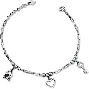 Lovrin Srebrna bransoletka 925 z kuleczkami zawieszki Lovrin Srebrna bransoletka 925 z kuleczkami zawieszki