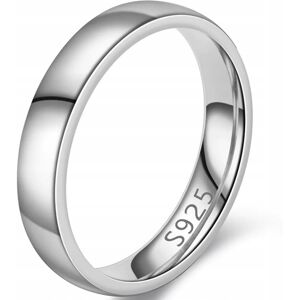 Inny producent Srebrna Obrączka 4 mm S925 Elegancka Pierścień Sygnet Stal Szlachetna Inny producent Srebrna Obrączka 4 mm S925 Elegancka Pierścień Sygnet Stal Szlachetna