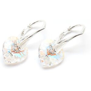 Inny producent Srebrne Kolczyki 925 Z Kryształami Swarovski Serca 10Mm Crystal Blue Ab Inny producent Srebrne Kolczyki 925 Z Kryształami Swarovski Serca 10Mm Crystal Blue Ab