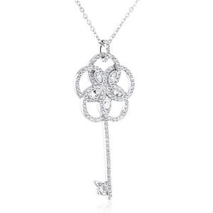 Swarovski Ladies Necklace Pendant Key Stainless Steel Crystals 5070889 Swarovski Ladies Necklace Pendant Key Stainless Steel Crystals 5070889