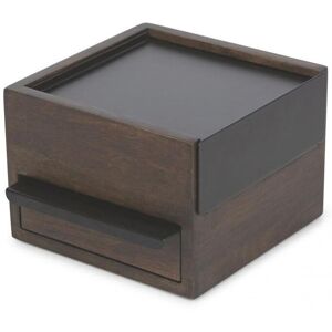 Szkatułka UMBRA Mini Stowit, brązowo-czarna, 16,7x15,2x10,9 cm Szkatułka UMBRA Mini Stowit, brązowo-czarna, 16,7x15,2x10,9 cm