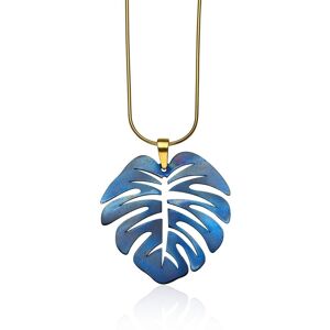 ART Titani - Naszyjnik Srebro Pozłacane - Monstera Z Tytanu ART Titani - Naszyjnik Srebro Pozłacane - Monstera Z Tytanu
