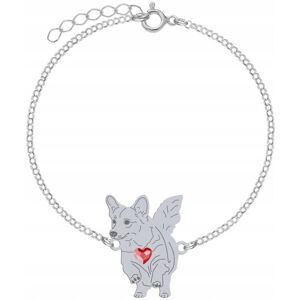 Radziszewska Bransoletka Srebrna z psem Welsh Corgi Pembroke SREBRO 925 GRAWER GRATIS Radziszewska Bransoletka Srebrna z psem Welsh Corgi Pembroke SREBRO 925 GRAWER GRATIS