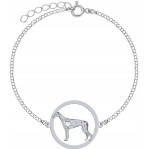 Radziszewska Bransoletka Srebrna z psem Greyhound 925 Kobieta DEDYKACJA GRAWER GRATIS Radziszewska Bransoletka Srebrna z psem Greyhound 925 Kobieta DEDYKACJA GRAWER GRATIS