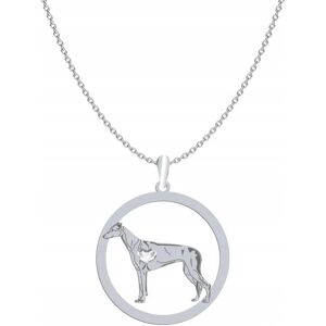 Radziszewska Naszyjnik Srebrny z psem Greyhound 925 Biżuteria GRAWER DEDYKACJA GRATIS Radziszewska Naszyjnik Srebrny z psem Greyhound 925 Biżuteria GRAWER DEDYKACJA GRATIS