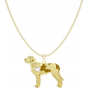 Radziszewska Naszyjnik Złoty z psem Spinone Italiano SREBRO 925 Łańcuszek Kobieta GRAWER Radziszewska Naszyjnik Złoty z psem Spinone Italiano SREBRO 925 Łańcuszek Kobieta GRAWER