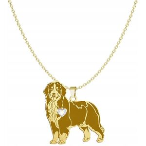 Radziszewska Naszyjnik Złoty Bernese Mountain Dog 925 Prezent Kobieta GRAWER GRATIS Radziszewska Naszyjnik Złoty Bernese Mountain Dog 925 Prezent Kobieta GRAWER GRATIS