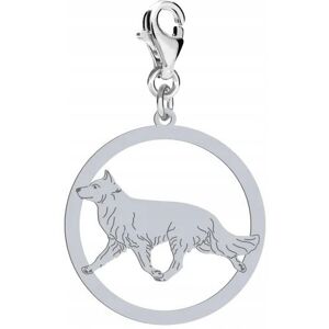 Radziszewska Charms Srebrny Biały Owczarek Szwajcarski 925 Prezent DEDYKACJA GRATIS Radziszewska Charms Srebrny Biały Owczarek Szwajcarski 925 Prezent DEDYKACJA GRATIS