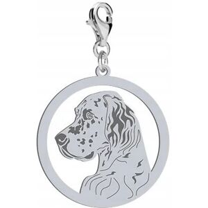 Radziszewska Seter Angielski Charms Srebrny 925 Prezent Kobieta Biżuteria DEDYKACJA Radziszewska Seter Angielski Charms Srebrny 925 Prezent Kobieta Biżuteria DEDYKACJA