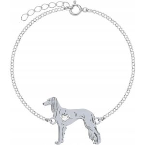 Radziszewska Bransoletka Srebrna z Chart Perski - Saluki 925 Prezent GRAWER GRATIS Radziszewska Bransoletka Srebrna z Chart Perski - Saluki 925 Prezent GRAWER GRATIS