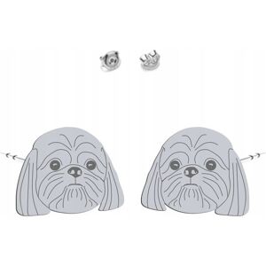 Radziszewska Kolczyki Srebrne z Shih Tzu SREBRO 925 Prezent Biżuteria DEDYKACJA GRATIS Radziszewska Kolczyki Srebrne z Shih Tzu SREBRO 925 Prezent Biżuteria DEDYKACJA GRATIS