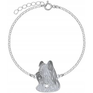 Radziszewska Bransoletka Srebrna z psem Skye Terrier SREBRO 925 Łańcuszek GRAWER GRATIS Radziszewska Bransoletka Srebrna z psem Skye Terrier SREBRO 925 Łańcuszek GRAWER GRATIS