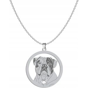 Radziszewska Naszyjnik Srebrny Bulldog Amerykański 925 Kobieta Biżuteria GRAWER GRATIS Radziszewska Naszyjnik Srebrny Bulldog Amerykański 925 Kobieta Biżuteria GRAWER GRATIS