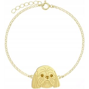 Radziszewska Bransoletka Złota z psem Shih Tzu 925 Łańcuszek Biżuteria GRAWER GRATIS Radziszewska Bransoletka Złota z psem Shih Tzu 925 Łańcuszek Biżuteria GRAWER GRATIS