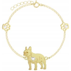 Radziszewska Bransoletka Złota Bulldog Francuski 925 Łańcuszek Biżuteria GRAWER GRATIS Radziszewska Bransoletka Złota Bulldog Francuski 925 Łańcuszek Biżuteria GRAWER GRATIS