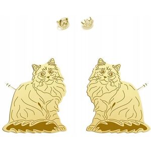 Radziszewska Kolczyki Złote Siberian Cat 925 Biżuteria Prezent Kobieta DEDYKACJA GRATIS Radziszewska Kolczyki Złote Siberian Cat 925 Biżuteria Prezent Kobieta DEDYKACJA GRATIS