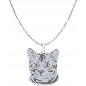 Radziszewska Naszyjnik Srebrny Bengal Cat 925 Łańcuszek Biżuteria GRAWER GRATIS Radziszewska Naszyjnik Srebrny Bengal Cat 925 Łańcuszek Biżuteria GRAWER GRATIS