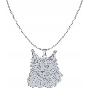 Radziszewska Naszyjnik Srebrny Maine Coon 925 Prezent Kobieta Biżuteria GRAWER GRATIS Radziszewska Naszyjnik Srebrny Maine Coon 925 Prezent Kobieta Biżuteria GRAWER GRATIS