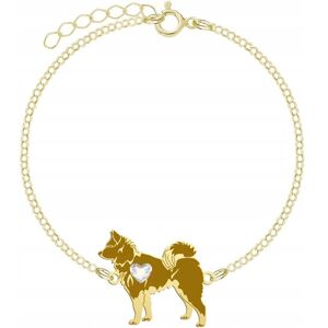 Radziszewska Bransoletka Złota Karelian Bear Dog 925 Prezent Kobieta GRAWER GRATIS Radziszewska Bransoletka Złota Karelian Bear Dog 925 Prezent Kobieta GRAWER GRATIS