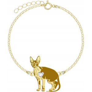 Radziszewska Bransoletka Złota Kot Cornish Rex 925 Łańcuszek Biżuteria GRAWER GRATIS Radziszewska Bransoletka Złota Kot Cornish Rex 925 Łańcuszek Biżuteria GRAWER GRATIS