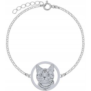 Radziszewska Bransoletka Srebrna z kotem American Shorthair 925 Prezent GRAWER GRATIS Radziszewska Bransoletka Srebrna z kotem American Shorthair 925 Prezent GRAWER GRATIS