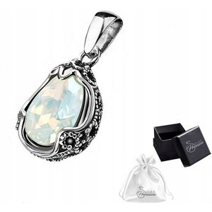 ulex premium Zawieszka srebrna pr. 925 Piękny Wisiorek Kryształ White Opal dla Niej ulex premium Zawieszka srebrna pr. 925 Piękny Wisiorek Kryształ White Opal dla Niej