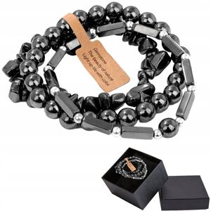 Altair Zestaw 3 X Bransoletka Męska 5-8 Mm Kamień Hematyt Hematite Altair Zestaw 3 X Bransoletka Męska 5-8 Mm Kamień Hematyt Hematite