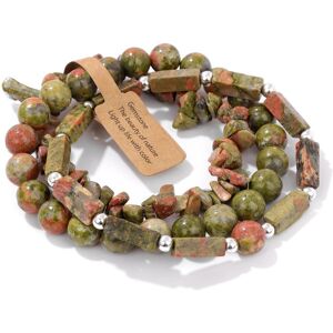 Altair Zestaw 3 X Bransoletka Męska 5-8 Mm Kamień Naturalny Unakit Unakite Jasper Altair Zestaw 3 X Bransoletka Męska 5-8 Mm Kamień Naturalny Unakit Unakite Jasper